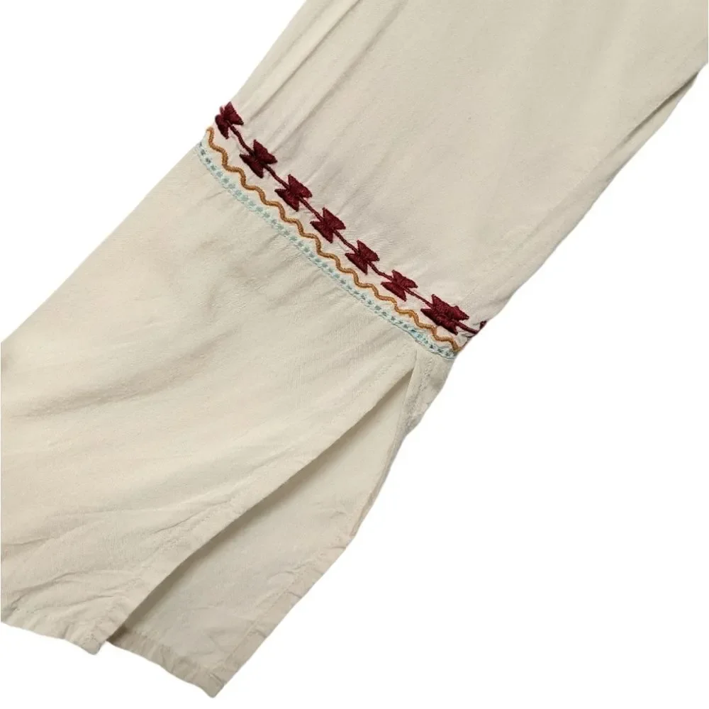 R CINCO RANCH Embroidered Beaded Tunic Top S - Picture 4 of 8